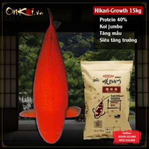 thuc an tang mau cho koi nhat hikari growth floating 40 protein CA13